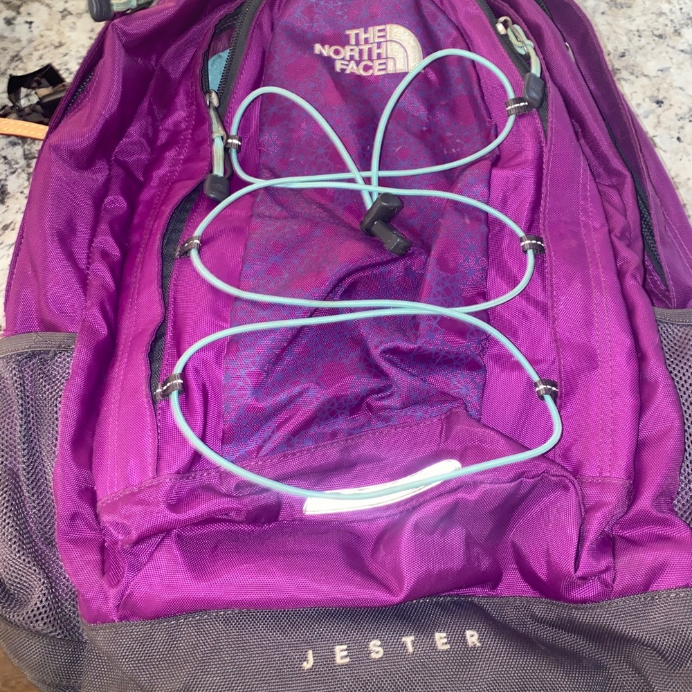 Purple / Blue North Face Jester Backpack
